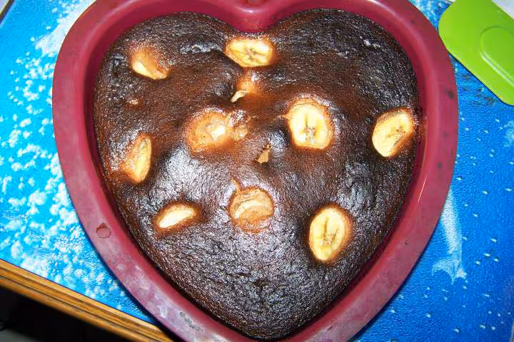 Gateau chocolat banane