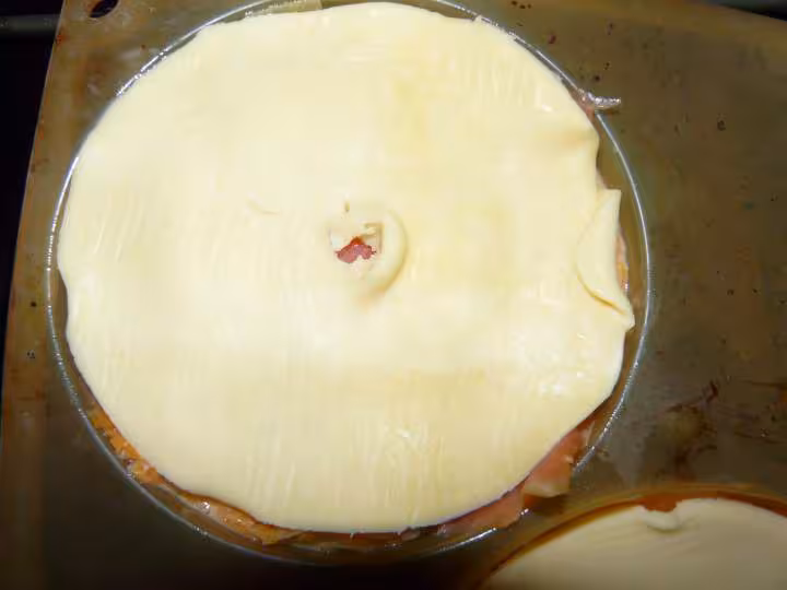 Tatin de saumon aux deux legumes
