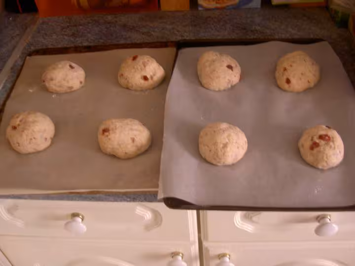 Petits pains cranberries et noisette