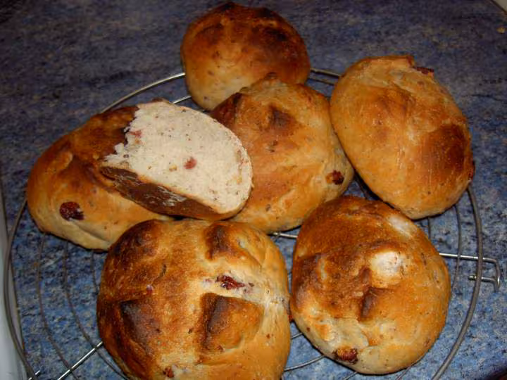 Petits pains cranberries et noisette