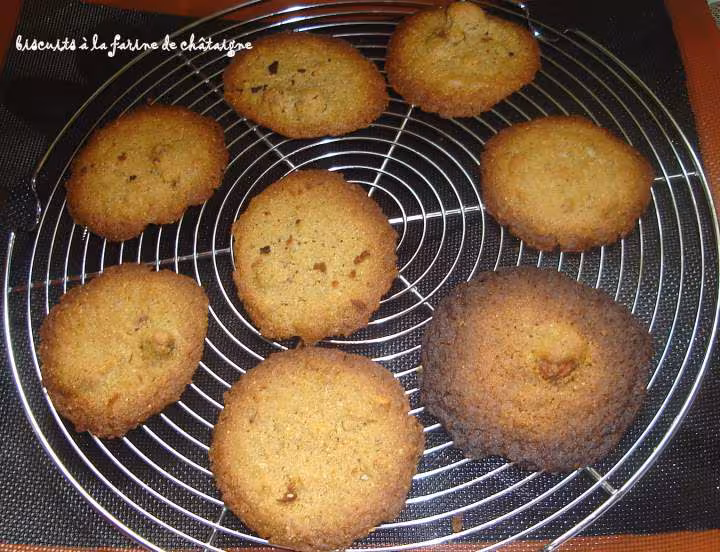 Biscuits a la farine de chataigne