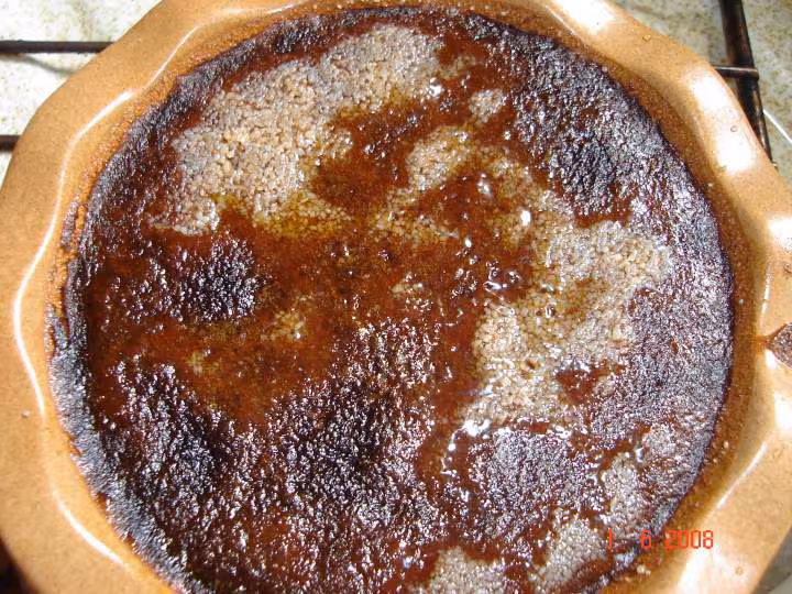 Cremes brulees au chocolat et au macis