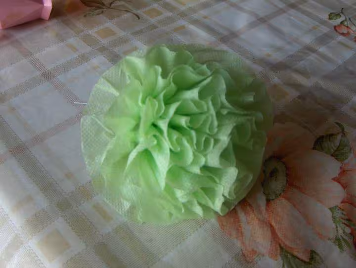 Fleur en papier toilette