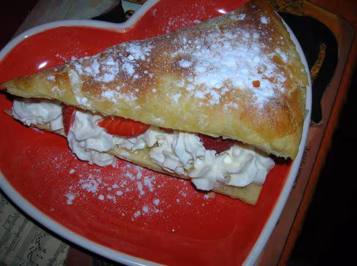 Feuillete a la fraise
