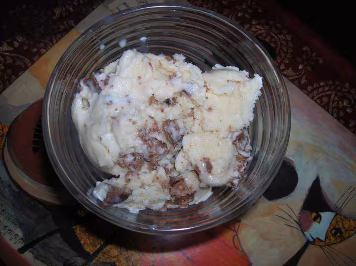 Glace vanille toblerone