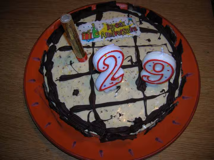 Mon premier entremet le pralichoc