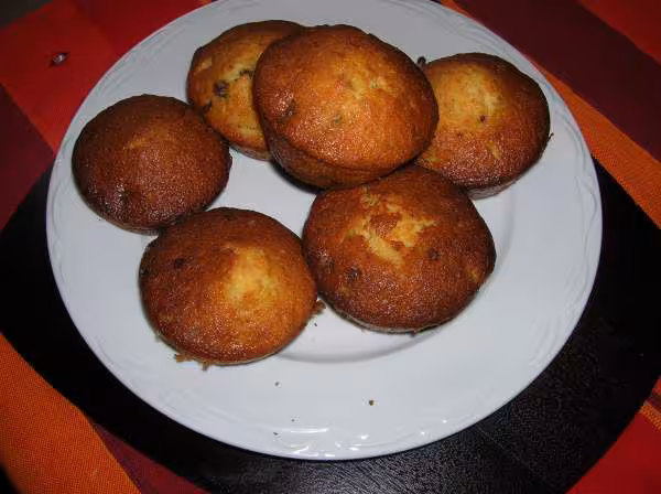 Muffins nougat framboise noix de coco