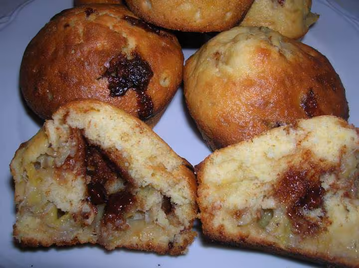 Muffins tobl rone bananes