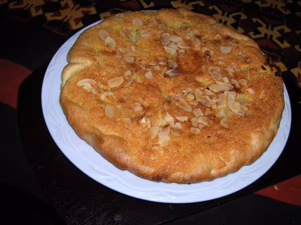 Tarte poires amandes