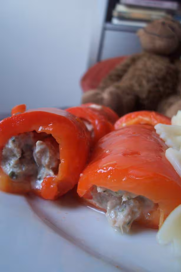 Recette ww salade poivron roule au thon