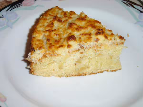 Gateau pomme coco coupe