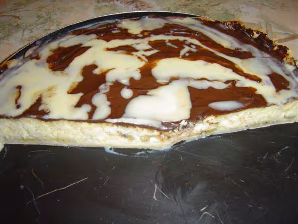 Tarte banane chocolat blanc
