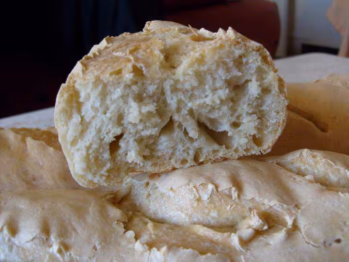 Baguette sans map en coupe