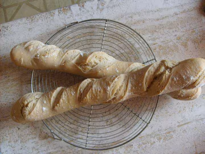 Baguette sur poolish