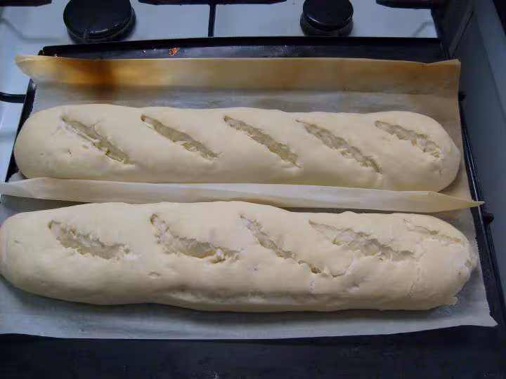 Baguettes sans map avant cuisson