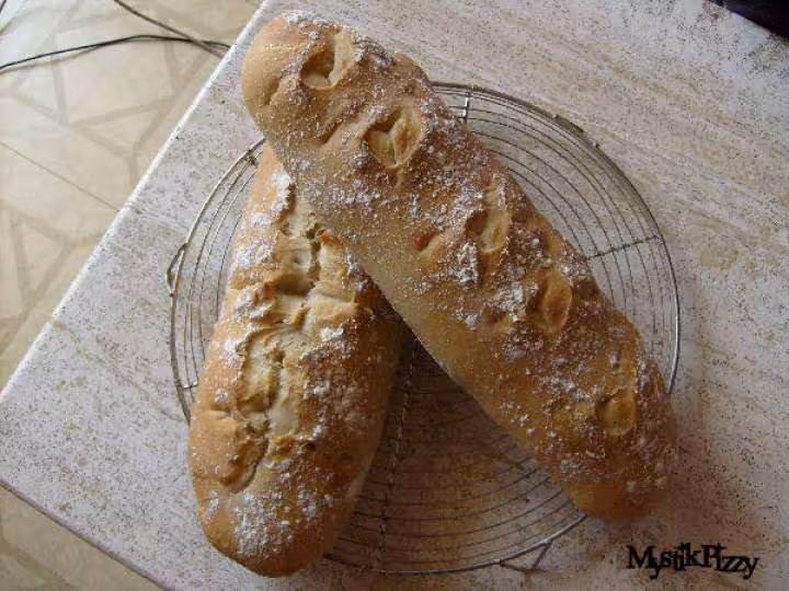 Mes deus beaux pains rustique au levain maison