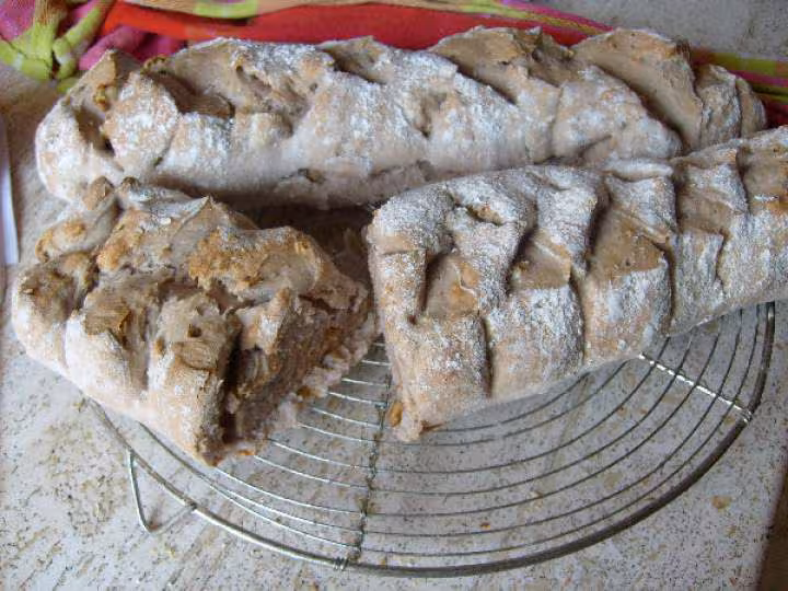 Mes pains au noix fait au levain maison 2