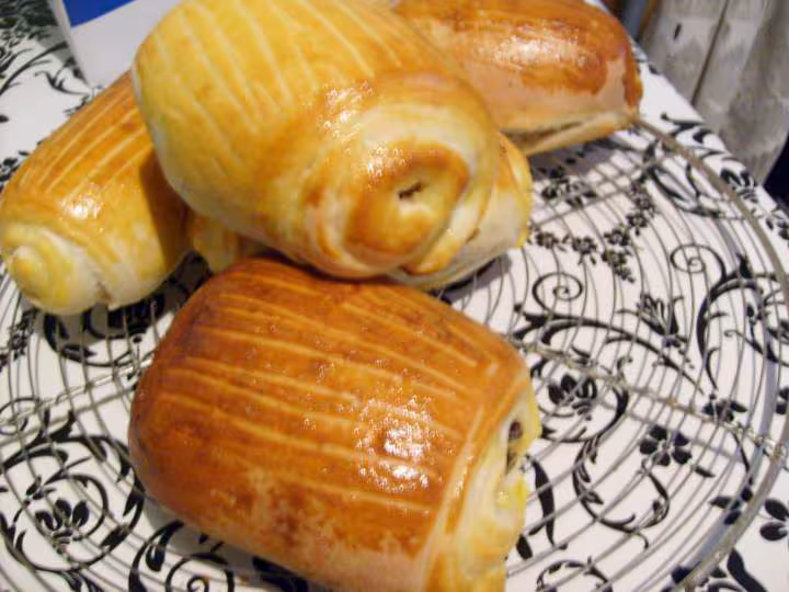 Pains au chocolat brioches