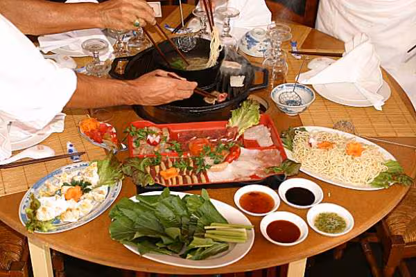 Fondue barbecue coreen