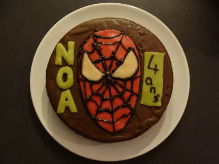 Gateau spiderman