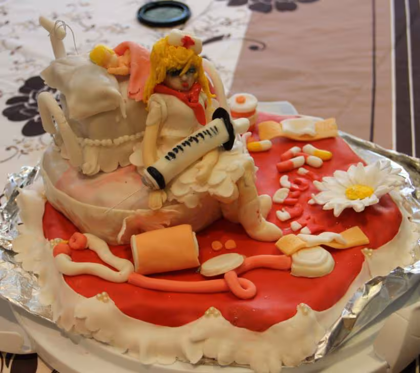 Autre vue du gateau hopital