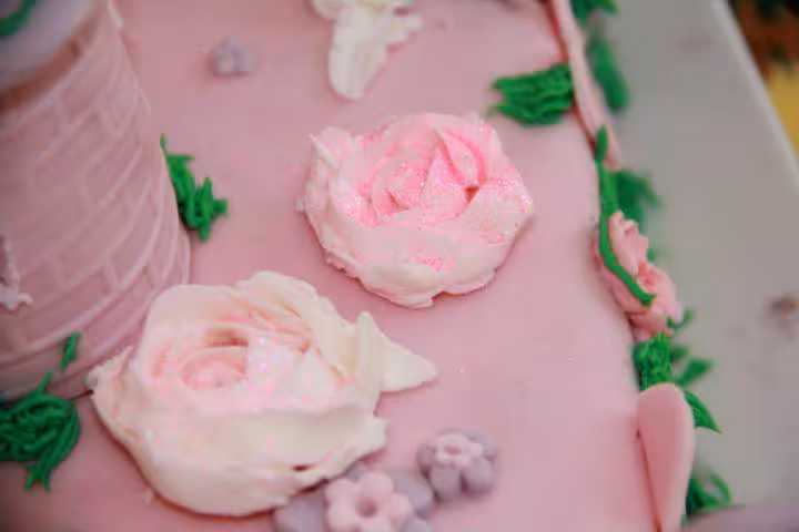 Rose en creme au beurre
