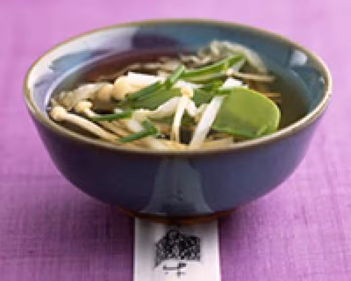 Soupe de legumes aux champignons