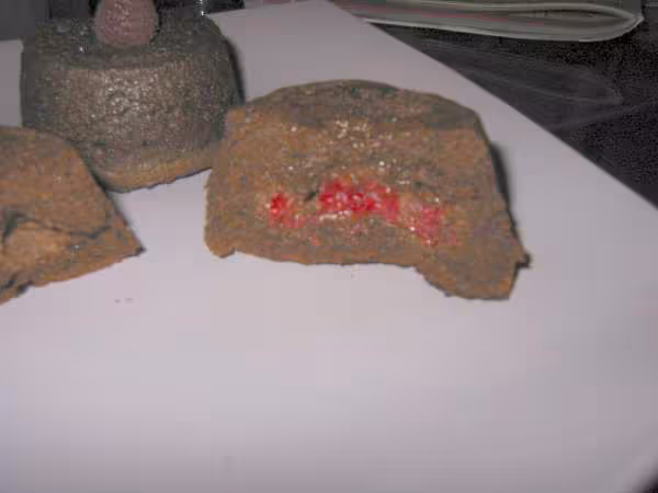 Fondants chocolat framboises