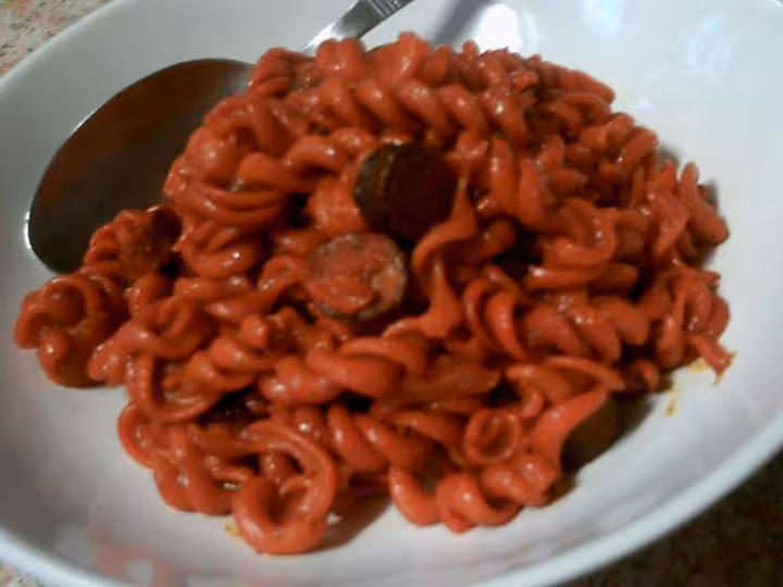 Risotto de tortis aux merguez