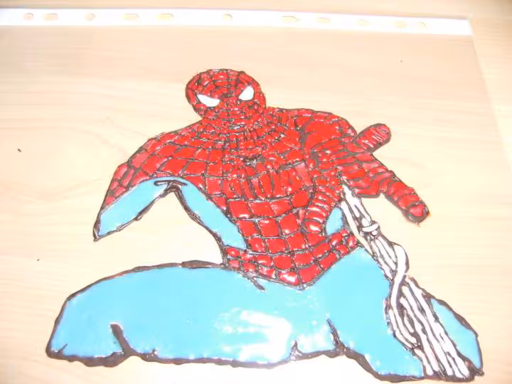 Spiderman en glacage royale
