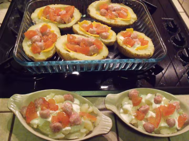 Mes pommes de terres farcies