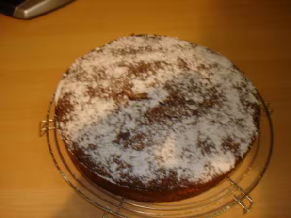Gateau cacao au coeur noix de coco