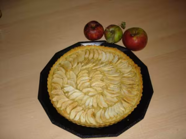 Tarte aux pommes frangipane