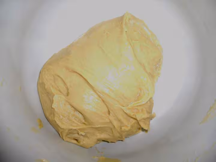 Brioche mie filante apres petrissage