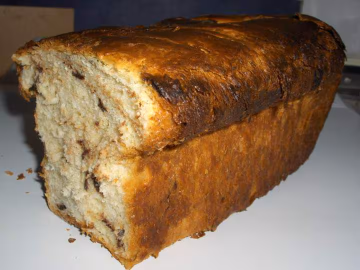 Brioche noix de coco et chocolat