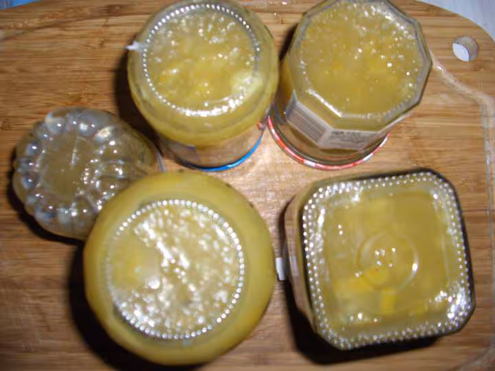 Confiture de courgettes au citron