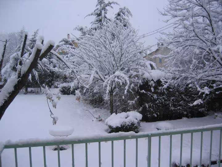 Neige ce matin