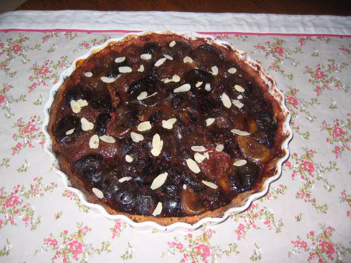 Tarte figue chocolat