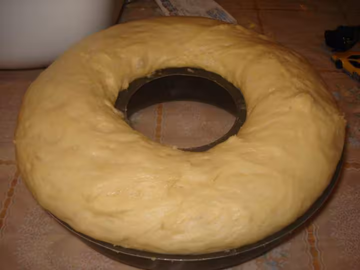Fouace de flore avant cuisson