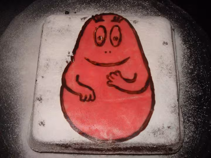Methode shane premier essais le gateau barbapapa