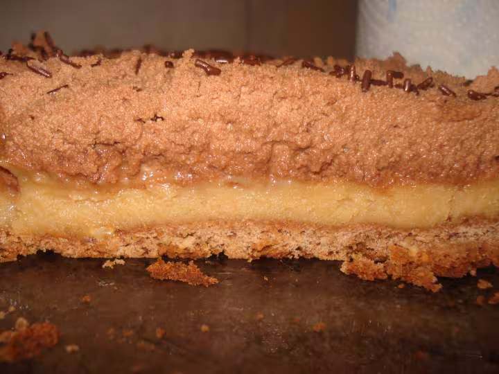 Part de tarte choco caramel