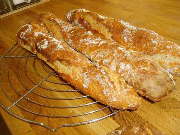Pain sans petrissage