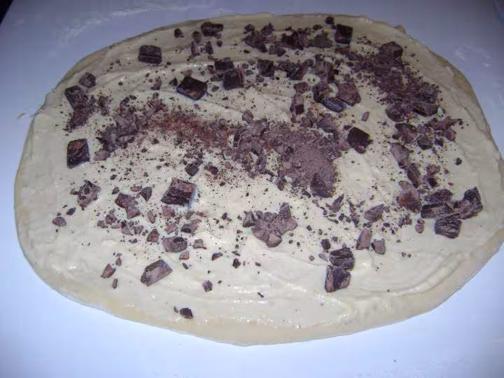 Pepites et creme sur le chinois