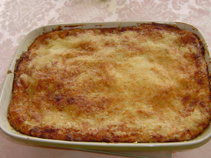 Lasagnes deux courgettes champignons saumon