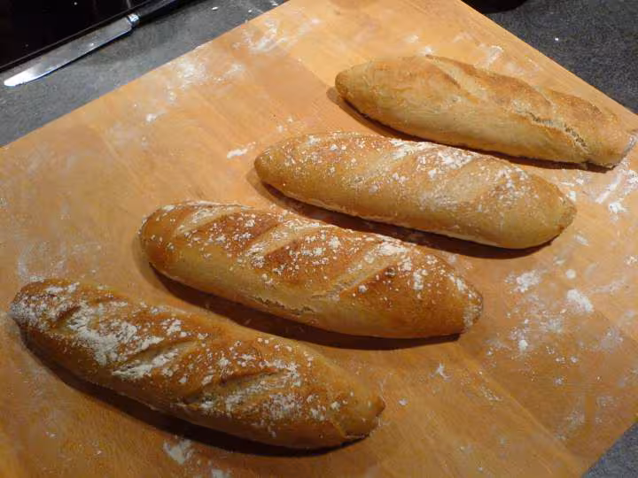 Baguettes a la sortie du four