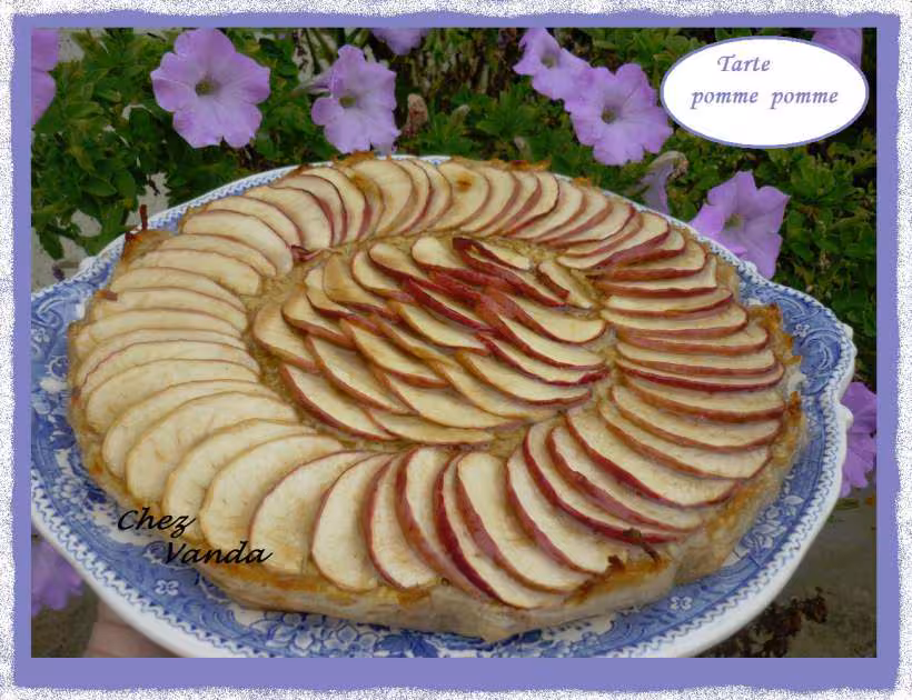Tarte aux pommes sans pate