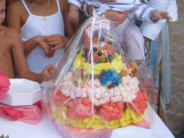 Piece montee de bonbons