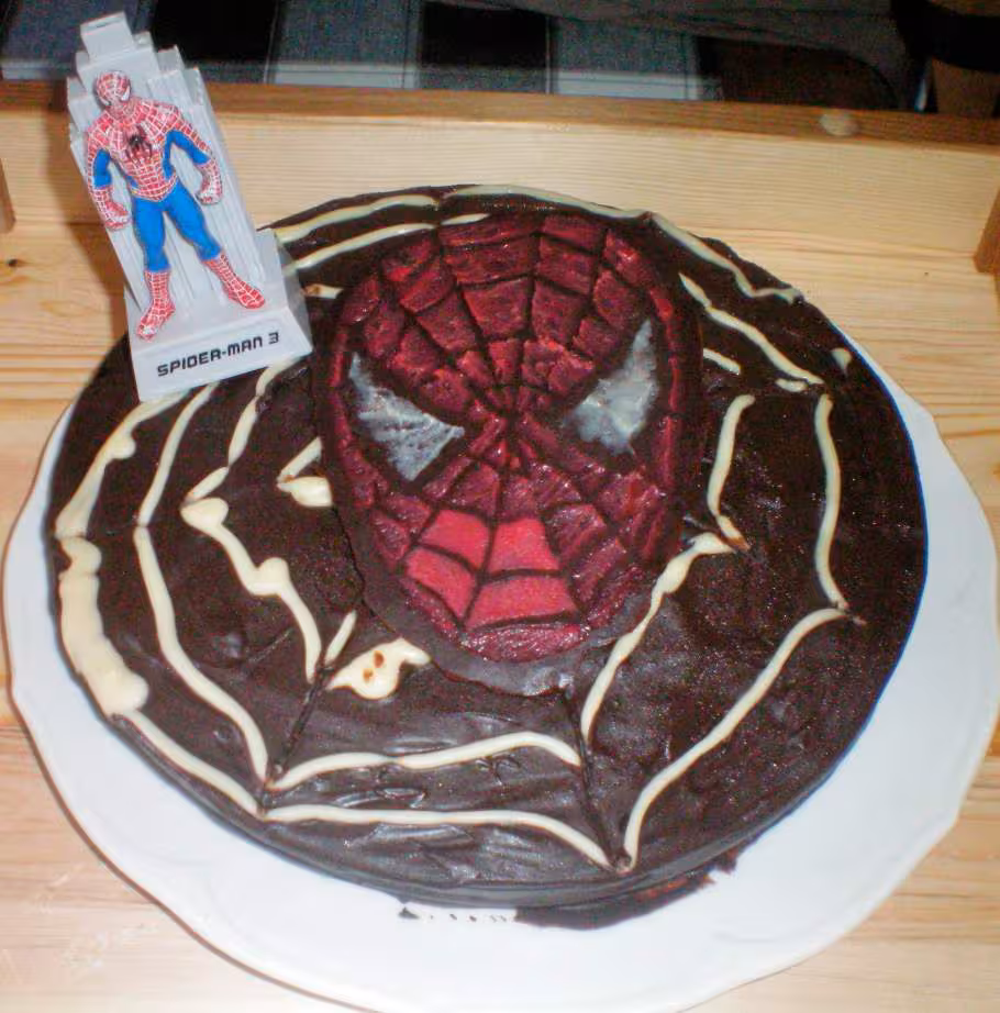 Gateau spiderman