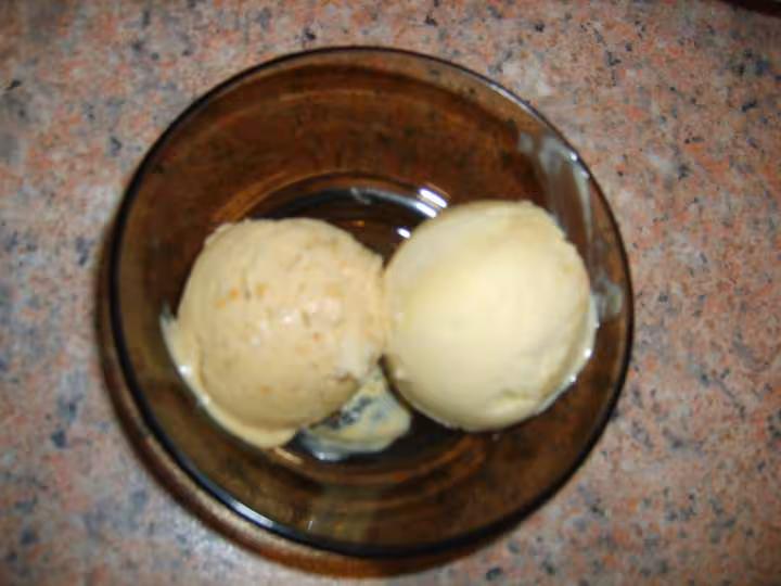 Glace turron et lait d amande