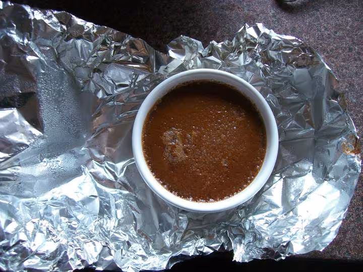 Flan au chocolat